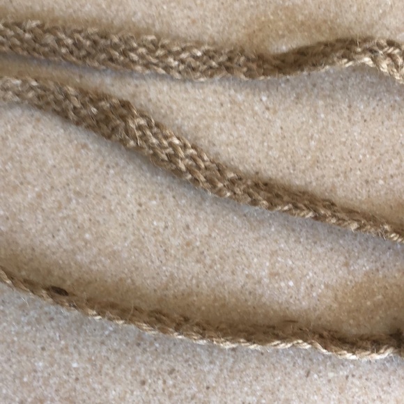 Vintage Y2K Braided Jute Boho Belt-Hippie chic - Picture 11 of 16